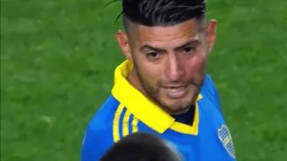 Zambrano al regresar al segundo tiempo Zambrano al regresar al segundo tiempo