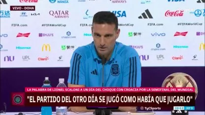 Scaloni, sobre Messi y las críticas despues de Países Bajos Scaloni, sobre Messi y las críticas despues de Países Bajos