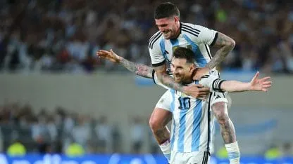 Messi De Paul Argentina Messi De Paul Argentina
