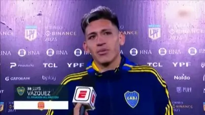 Boca vs. Huracán: Luis Vázquez Boca vs. Huracán: Luis Vázquez