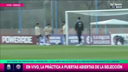 El tremendo remate de Soulé que se llevó todos los aplausos en el entrenamiento de la Selección Argentina El tremendo remate de Soulé que se llevó todos los aplausos en el entrenamiento de la Selección Argentina