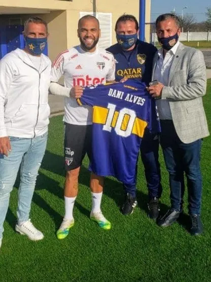Dani Alves camiseta Boca Dani Alves camiseta Boca