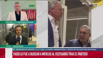 Los detalles de la pelea entre Fassi y Merlos luego de la eliminación de Talleres en Copa Argentina 2024 Los detalles de la pelea entre Fassi y Merlos luego de la eliminación de Talleres en Copa Argentina 2024