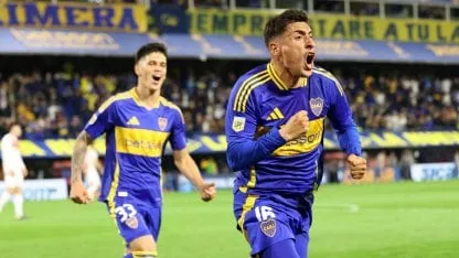 Miguel Merentiel - Boca - Festejo de gol Miguel Merentiel - Boca - Festejo de gol