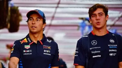 Colapinto y Checo Pérez Colapinto y Checo Pérez