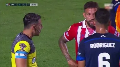 El penal de Cardozo al paraguayo Galarza para Talleres ante Unión El penal de Cardozo al paraguayo Galarza para Talleres ante Unión