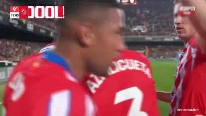El golazo de Julián Álvarez para abrir el partido entre Atlético de Madrid y Valencia El golazo de Julián Álvarez para abrir el partido entre Atlético de Madrid y Valencia