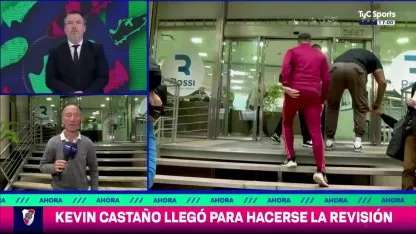 Así llegaba Kevin Castaño a hacerse la revisión médica con River Así llegaba Kevin Castaño a hacerse la revisión médica con River