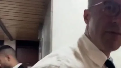 La agresión de Leopoldo Luque a un camarógrafo La agresión de Leopoldo Luque a un camarógrafo
