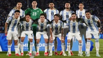 Los once de Argentina que comenzaron el partido con Uruguay en el Centenario Los once de Argentina que comenzaron el partido con Uruguay en el Centenario