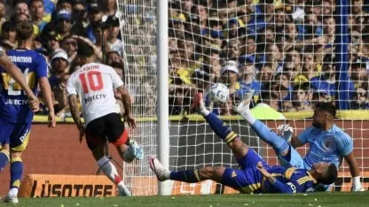 El último Superclásico: Boca 0-1 River El último Superclásico: Boca 0-1 River