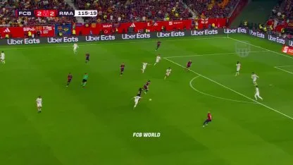El gol de Koundé que puso el 3 a 2 para el Barcelona El gol de Koundé que puso el 3 a 2 para el Barcelona