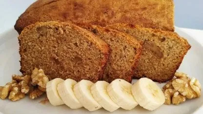 Budín banana y dulce de leche Budín banana y dulce de leche