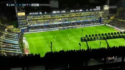 El gol de Merentiel ante Argentinos, en el último partido de Herrón como interino. El gol de Merentiel ante Argentinos, en el último partido de Herrón como interino.