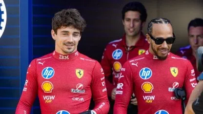 Leclerc y Hamilton Leclerc y Hamilton