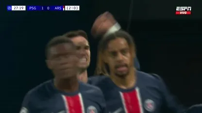 Golazo de Fabián Ruiz: el 1-0 del PSG vs. Arsenal Golazo de Fabián Ruiz: el 1-0 del PSG vs. Arsenal